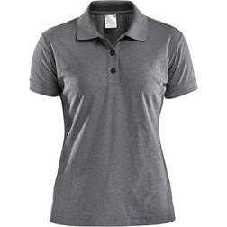 Craft Pique Classic Polo Shirt Women - Dark Grey