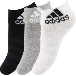 Adidas Tennis Ankle Socks 3-pack - Medium Grey Heather/White/Black