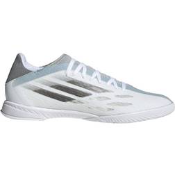 adidas X Speedflow.3 Indoor Shoes - Cloud White/Iron Metallic/Solar Red