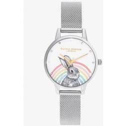 Olivia Burton Illustrated Animals Rainbow Bunny Mesh and (OB16WL89)