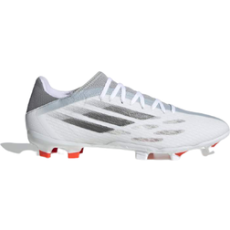 adidas X Speedflow . 3 Firm Ground - Cloud White/Iron Metallic/Solar Red
