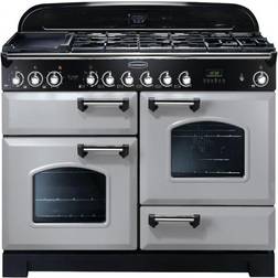 Rangemaster CDL110DFFRP/C Classic Deluxe 110 Dual Fuel Silver, Chrome