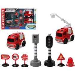 BigBuy Brandmand Sæt Traffic City 112840 (9 pcs)