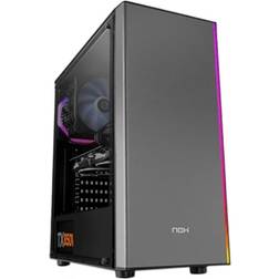 NOX ATX Mikro ATX/ Mini ITX-mid-tower case Infinity Omega LED RGB Sort