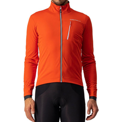 Castelli Go Cycling Jacket Men - Fiery Red/Silver Gray