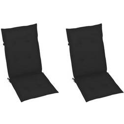 vidaXL 47538 Chair Cushions Black (120x50)