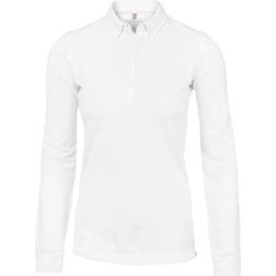 Nimbus Women's Carlington Deluxe Long Sleeve Polo Shirt - White