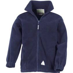 Result Kid's Full Zip Active Anti Pilling Fleece Jacket - Navy Blue