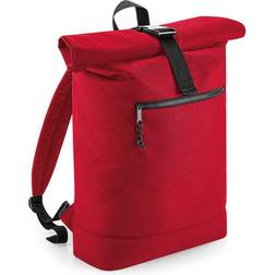 BagBase Recycled Roll-Top Backpack - Classic Red