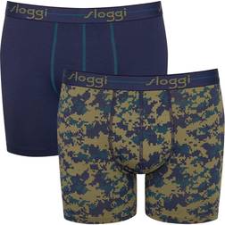 Sloggi Herenslips Start Short - Marineblauw