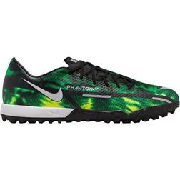 Nike Phantom GT2 Academy TF - Black/Green Strike/Metallic Platinum