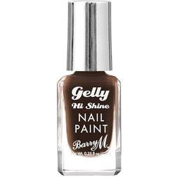 Barry M Gelly Hi Shine Nail Paint GNP89 Espresso 10ml