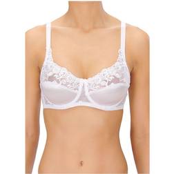 Naturana Full Cup Satin Bra - White