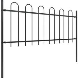 vidaXL Garden Fence with Hoop Top 1700x130cm