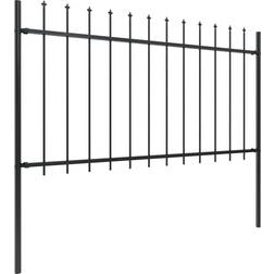 vidaXL Garden Fence with Spear Top 1700x150cm