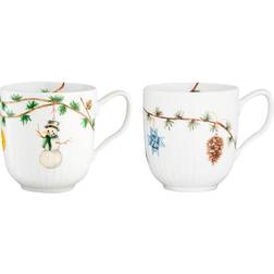 Kähler Hammershøi Christmas 2019 And 2020 Mug 33cl 2pcs