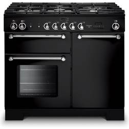 Rangemaster Kitchener KCH100DFFBL/C 100cm Dual Fuel Black