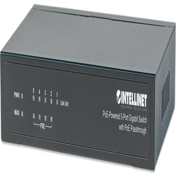 Intellinet PoE-Powered 5-Port Gigabit Switch with PoE Passthrough (561082)