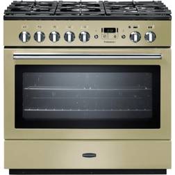 Rangemaster PROP90FXDFFCR/C Professional Plus FX 90cm dual fuel Beige, Black