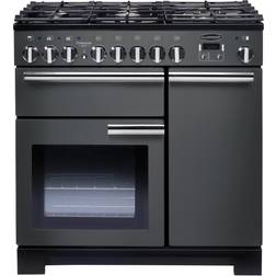 Rangemaster PDL90DFFSL/C Professional Deluxe 90cm Dual Fuel Slate Black, Grey
