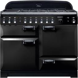 Rangemaster ELA110DFFBL/ Elan Deluxe 110cm Dual Fuel Black