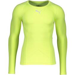 Puma Liga Long Sleeve Baselayer Men - Yellow
