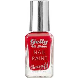 Barry M Gelly Hi Shine Nail Paint GNP76 Hot Chilli 10ml