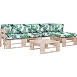 vidaXL 3066828 Loungesæt, 1 borde inkl. 2 sofaer