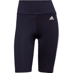 adidas Designed To Move High-Rise Short Sport Tights Women - Legend Ink/White