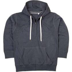 Mantis M83 Superstar Zip Through Hoodie - Charcoal Grey Melange