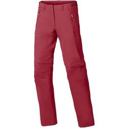 Vaude Farley Stretch Zip-Off Pants Women's - Red Cluster