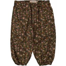 Wheat Malou Lined Trousers - Dark Army Flowers (0729e/4729e-215-4024)