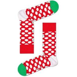 Happy Socks Big Dot Snowman Sock - Red