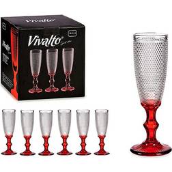 Vivalto Luxe Monaco Serie Champagneglazen Set 6x 180 ml