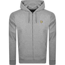 Lyle & Scott Zip Through Hoodie Grigio