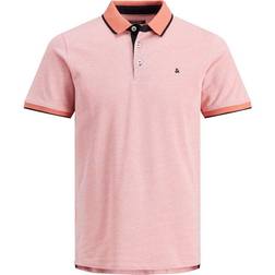 Jack & Jones Classic Pike Polo Shirt - Blue/Apricot Brandy