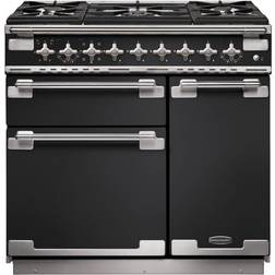 Rangemaster ELS90DFFCB/ Elise 90cm dual fuel Charcoal Black