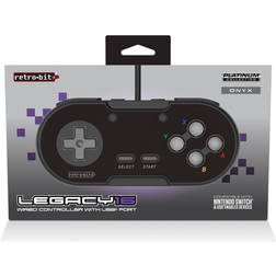 Retro-Bit Controlador Usb Legacy 16 Negro