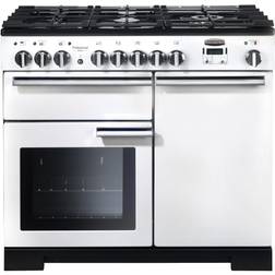 Rangemaster PDL100DFFWH/C Professional Deluxe 100cm Dual Fuel Black, White