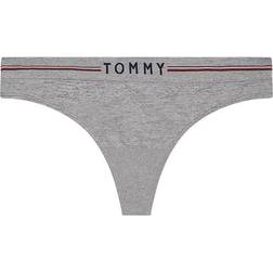 Tommy Hilfiger Seamless Logo Thong - Medium Grey Heather