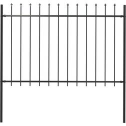 vidaXL Garden Fence with Spear Top 170x170cm