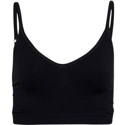 Decoy Narrow Straps Bra Top - Black