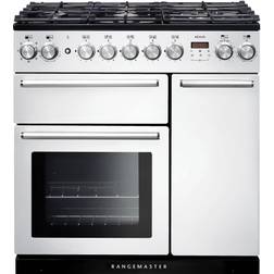 Rangemaster NEX90DFFWH/C Nexus 90cm Dual Fuel White