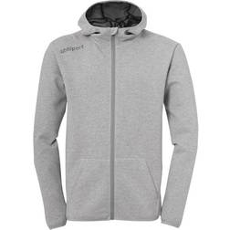 Uhlsport Essential Hood Jacket Unisex - Dark Grey Mélange