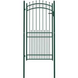 vidaXL Fence Gate with Spikes 102x250cm