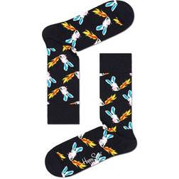 Happy Socks Fire Rabbit Sock - Black