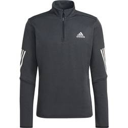 adidas Quarter-Zip Long-Sleeve Top Men - Black