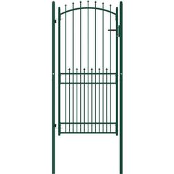 vidaXL Fence Gate with Spikes 102x250cm