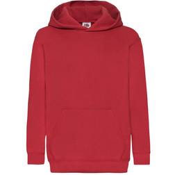 Fruit of the Loom Kid's Hooded Sweatshirt - Red