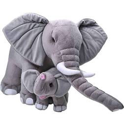 Wild Republic Jumbo Mom & Baby Elephant